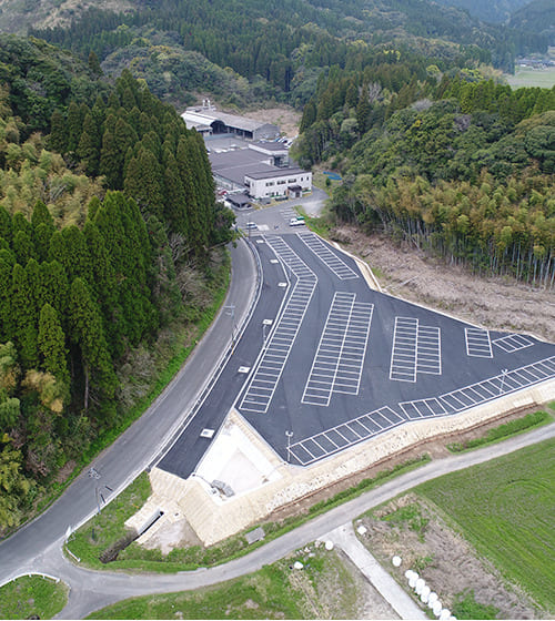 駐車場新設工事写真